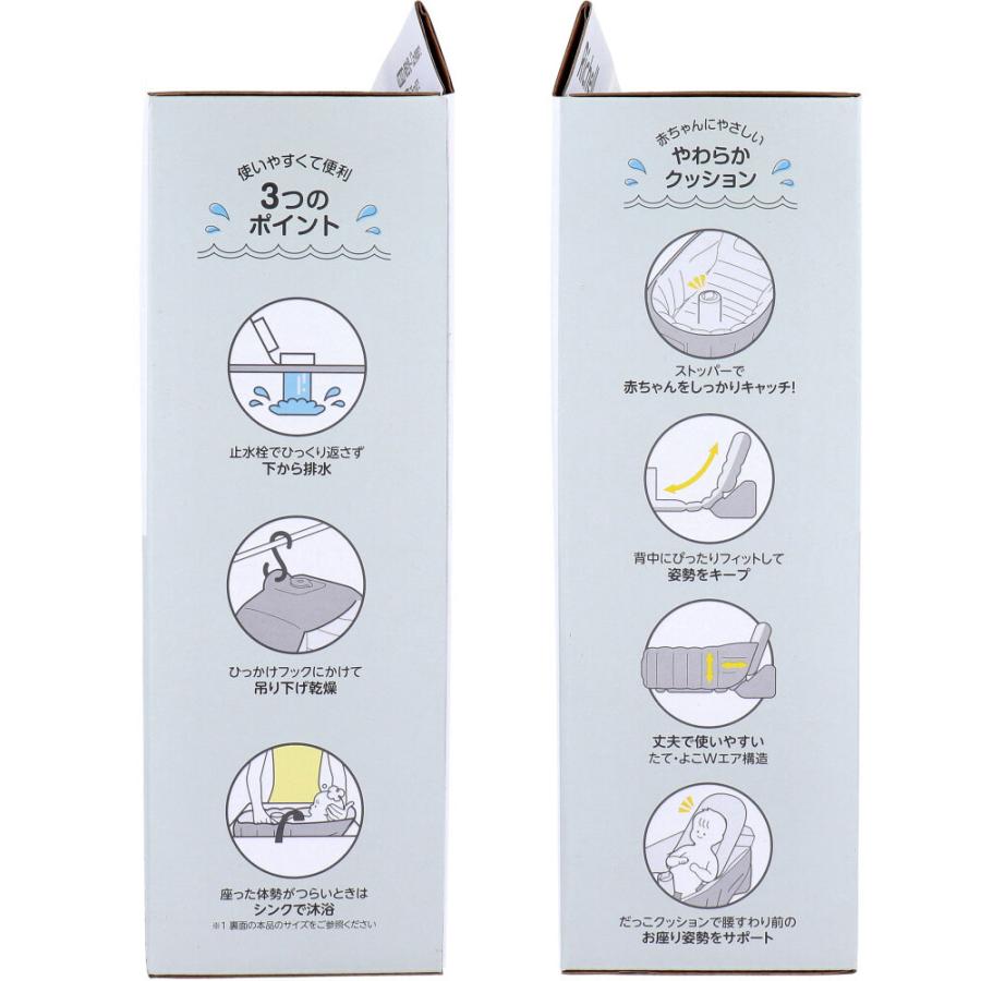 リッチェル（Richell） スヌーピー ふかふかベビーバス ステップアップ