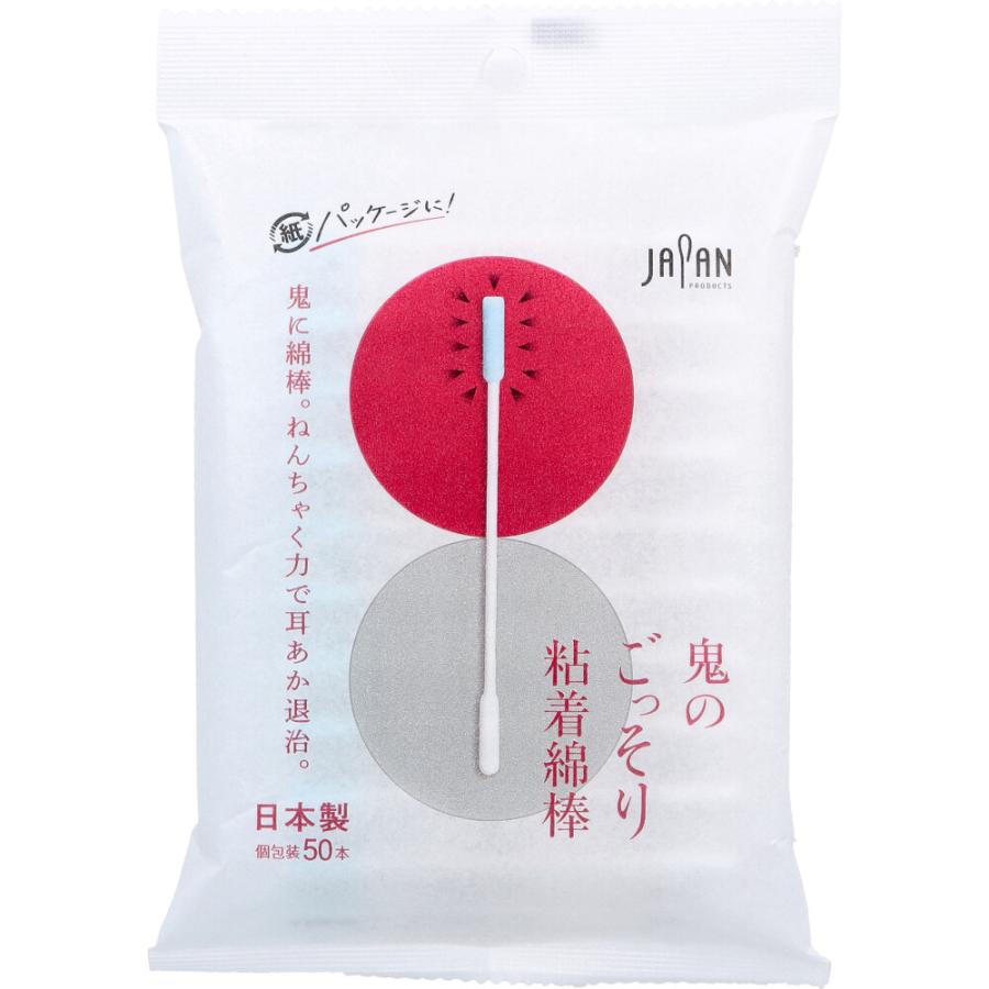 鬼のごっそり粘着綿棒 個包装 50本入 : 金太郎SHOP - 通販 - Yahoo
