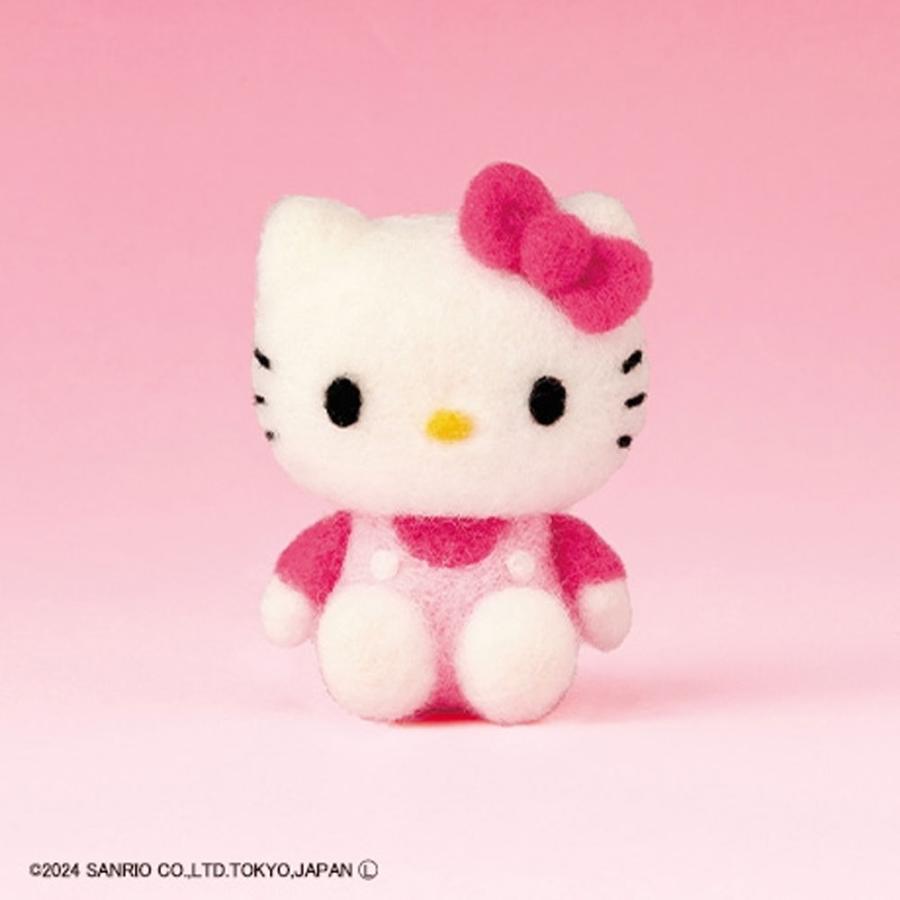 バ*ー様 フェルト　ハローキティ ハマナカ ニードルフェルトでつくる ハローキティ : 金太郎SHOP - 通販