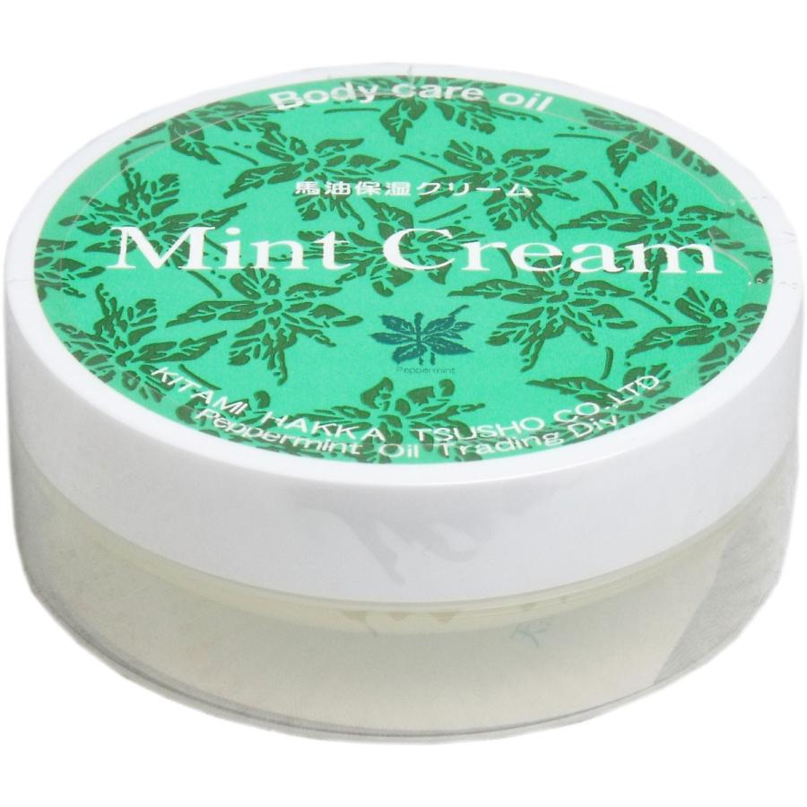 北見ハッカ通商 北見ハッカ ミントクリーム 馬油保湿クリーム 20g