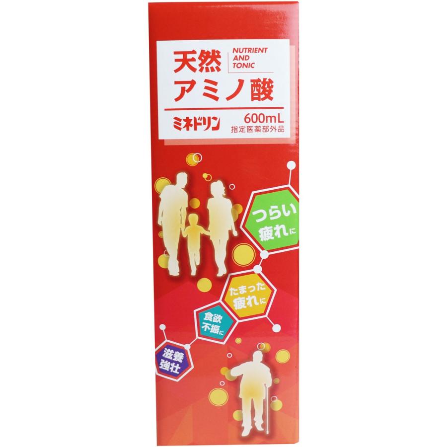 天然アミノ酸 ミネドリン 600mL :4987014011900:金太郎SHOP - 通販 - Yahoo!ショッピング 天然アミノ酸 ミネドリン 600mL :4987014011900:金太郎SHOP - 通販 - Yahoo!ショッピング