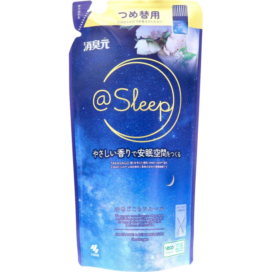 小林製薬 消臭元 ＠Sleep ゆめごこちフルール 寝室用 詰替用 400mL