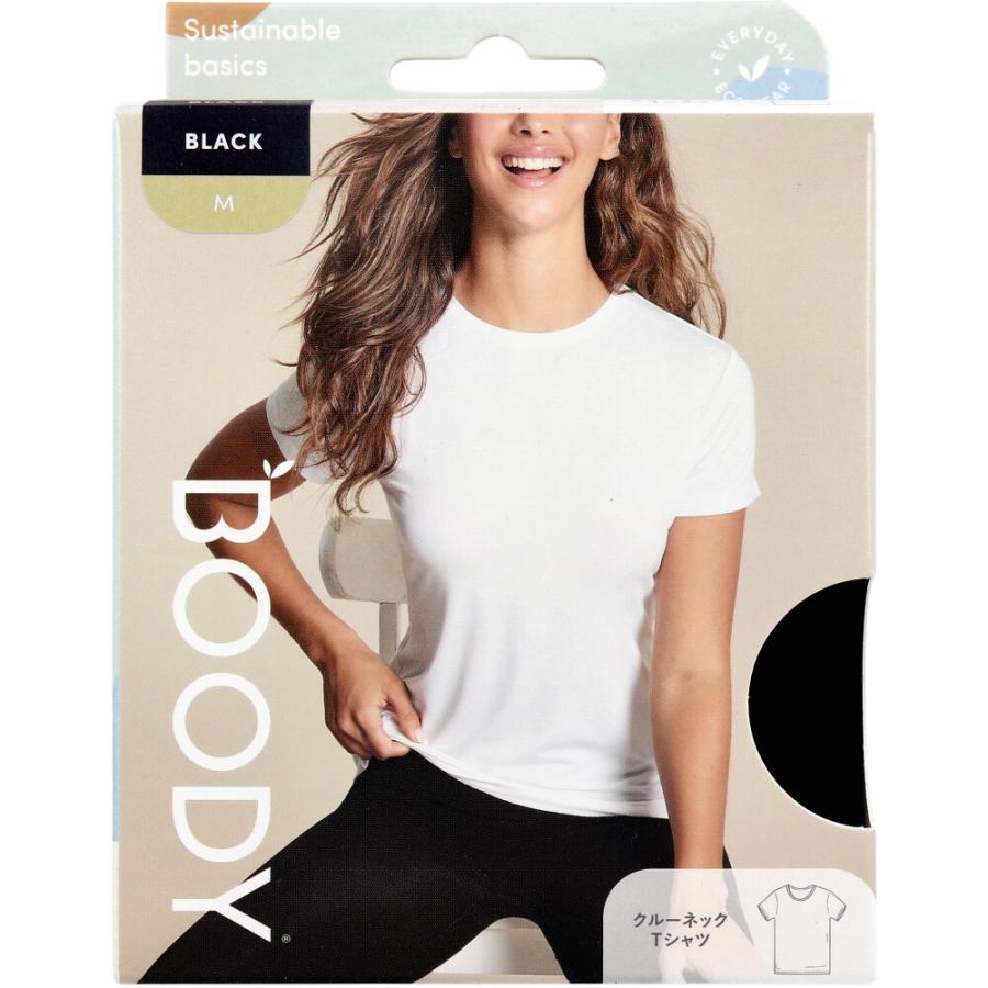 BOODY クルーネックTシャツ ブラック Mサイズ 1枚入 2セット 送料無料 BOODY クルーネックTシャツ Mサイズ ブラック : 金太郎SHOP - 通販