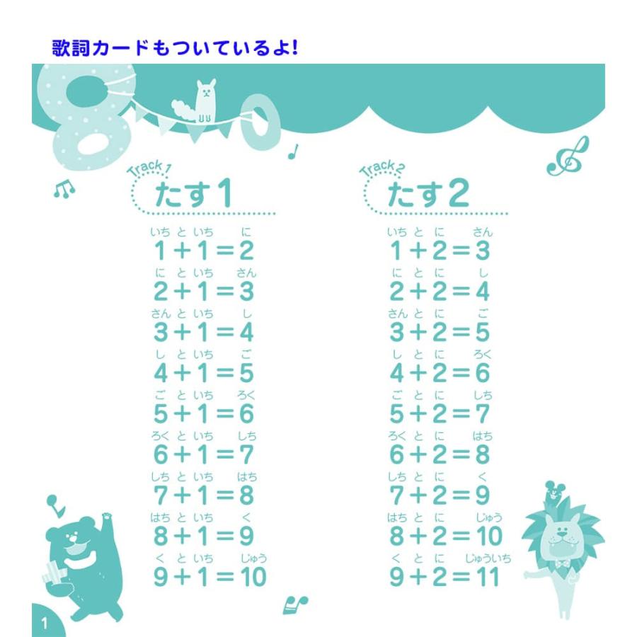 七田式 学習ソング たしざん九九のうた CD＆たしざんチャートつき : 金