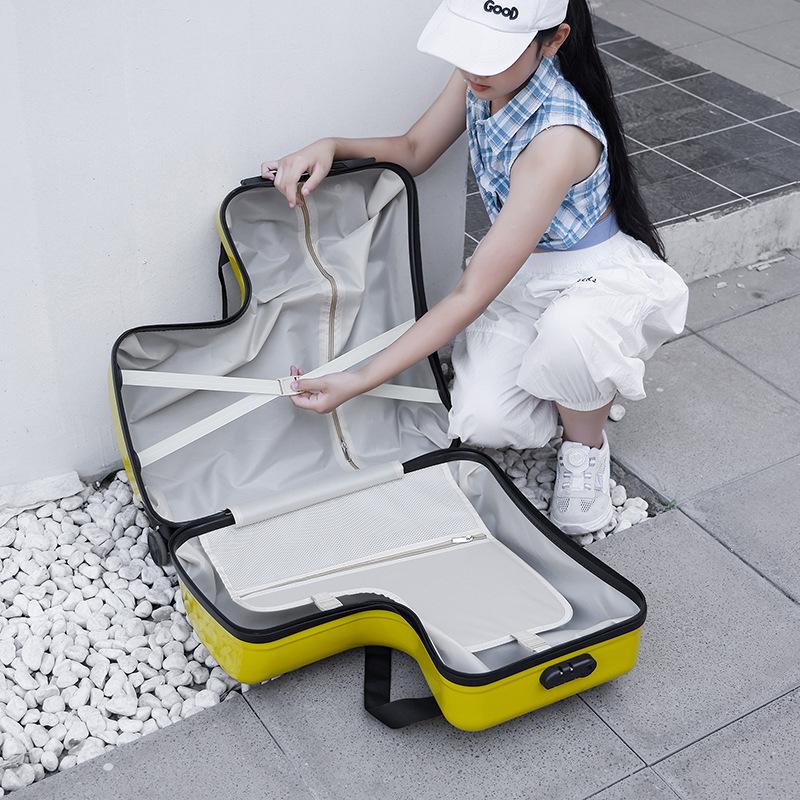 即納 キッズスーツケース 機内持ち込み 子供が乗れるキャリーケース 低