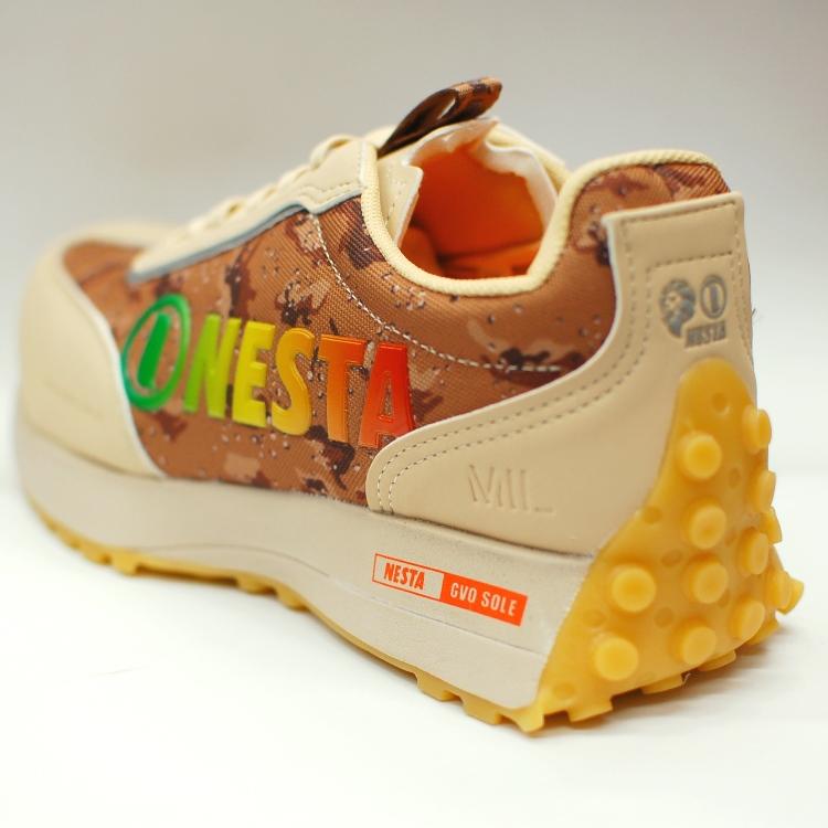 スニーカー NESTA ネスタ 安全靴 送料無料 通気性 NES-07 カモフラ