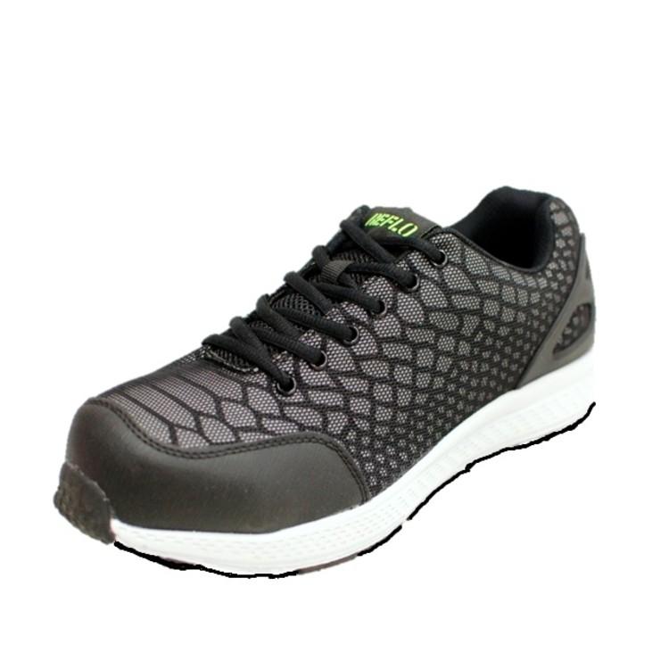 @*@様 asics 安全靴 27.0cm ブラック 安全靴 スニーカー 高視認性 反射素材 REFLO 送料無料 RS-01