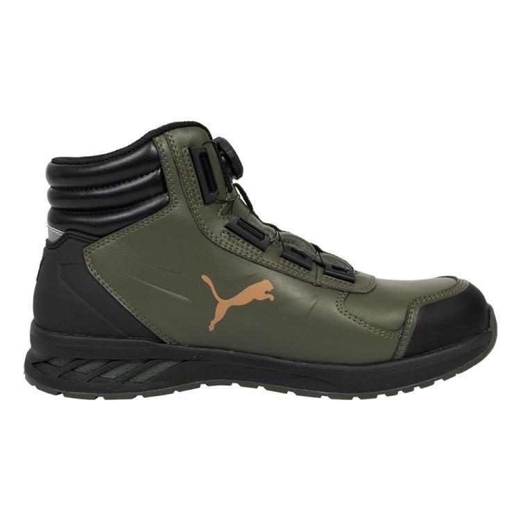 Puma オリーブグリーン ハイカット安全靴 27cm JSAA 【公式通販】