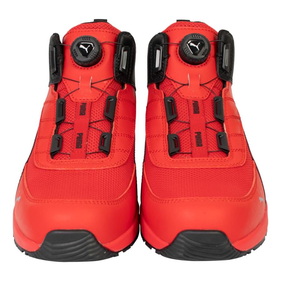 PUMAプーマ 安全靴SWITCHBACK RED DISC 27.0 PUMA（プーマ） 安全靴 ハイカット ミッドカット SWITCHBACK DISC MID