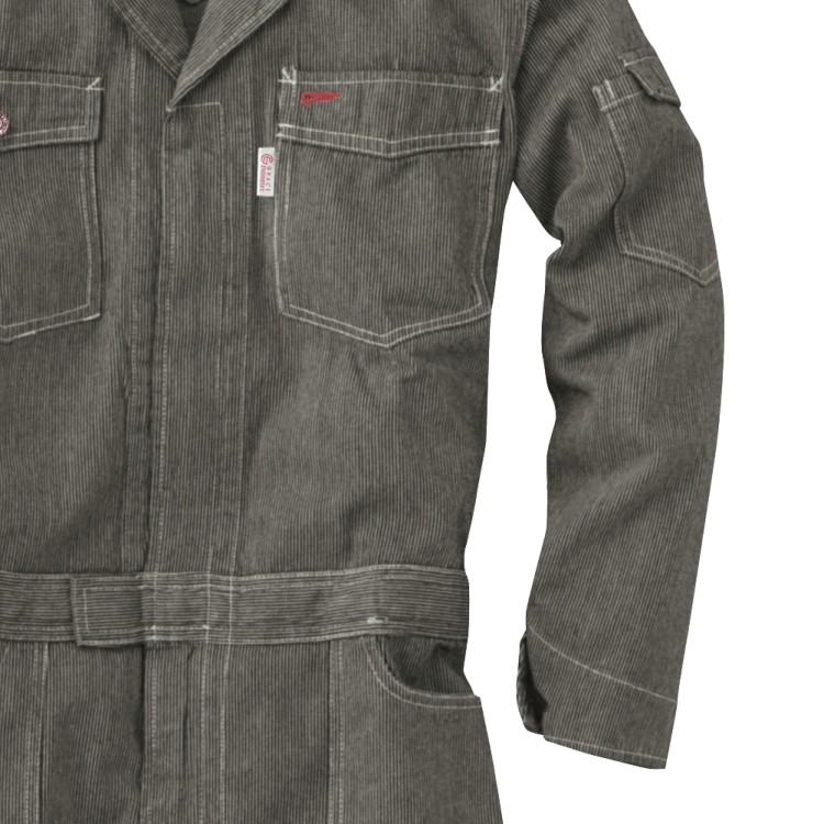 つなぎ 作業服 メンズ 送料無料 長袖ツナギ 綿100% 大きいサイズ 5L