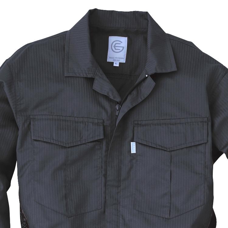つなぎ 【 春夏物 】 メンズ 送料無料 作業服 長袖ツナギ GE-527