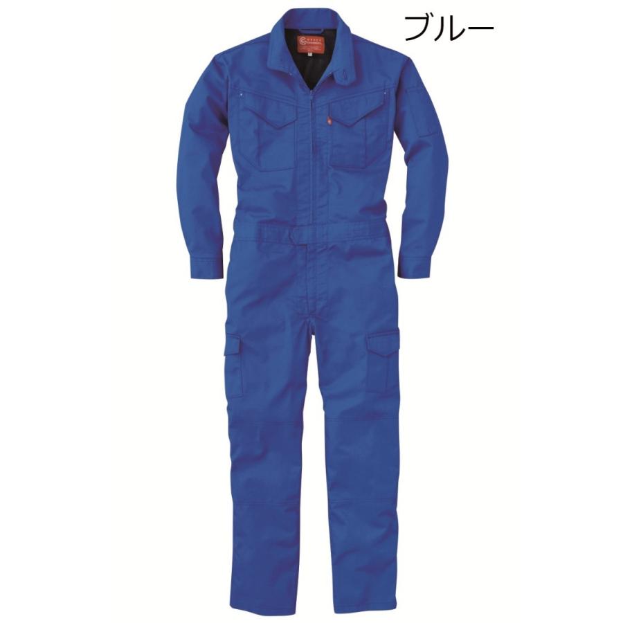 つなぎ 作業服 メンズ 送料無料 長袖ツナギ 大きいサイズ 4L GE