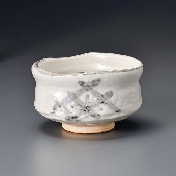 茶道具 T467 茶碗 『鼡志野茶碗』『弘之 造』 共箱 抹茶碗 茶道具