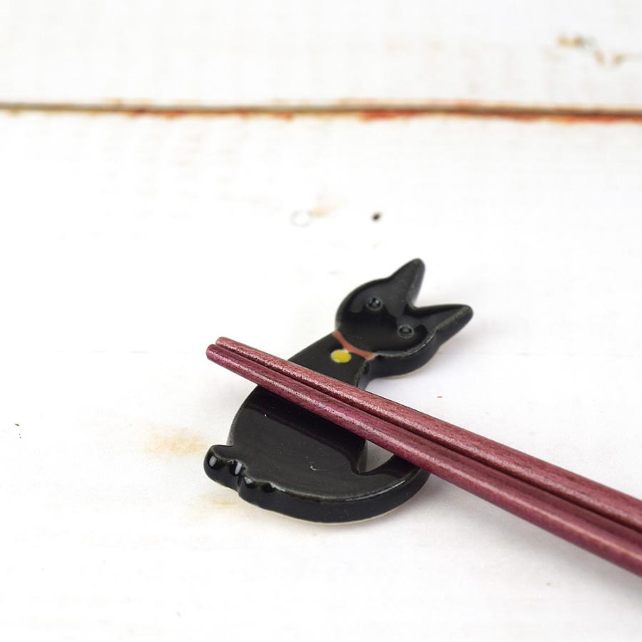 箸置き 猫 ネコ ねこ 美濃焼 食器 おしゃれ 陶器 手作り 手びねり たたら作り かわいい 3種類 | たたら | 06