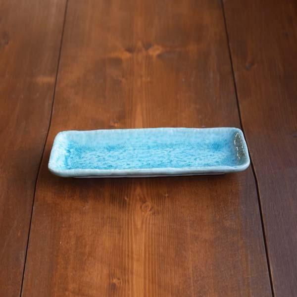 長皿 あかつき トルコ釉 付出皿 食器 おしゃれ 美濃焼 日本製 | たたら | 01