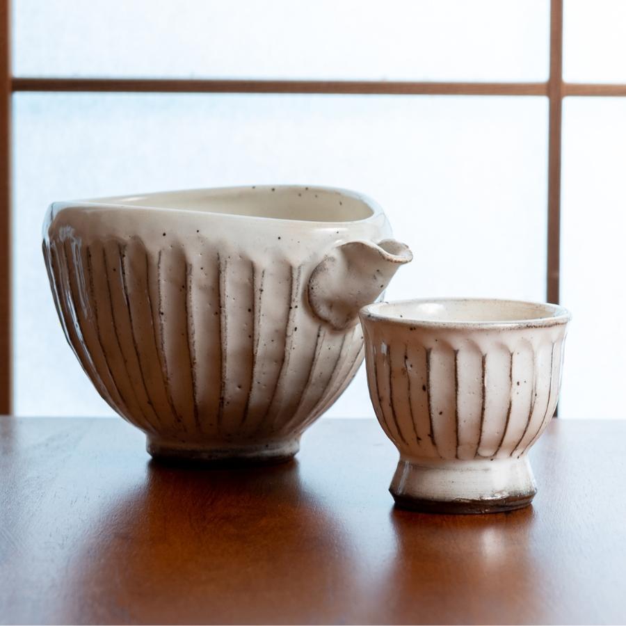 ラベンダー翡翠器と匙