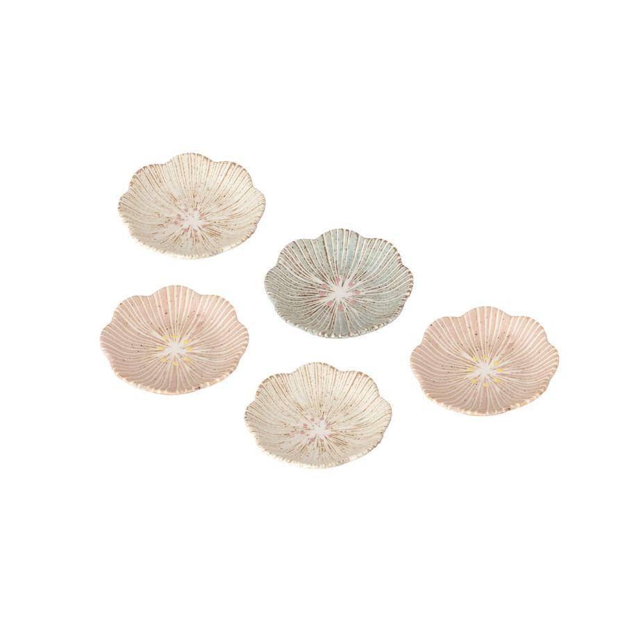 豆皿 5枚 セット 豆皿 食器セット 電子レンジ対応 プレゼント ギフト はなこまち 00840 | 