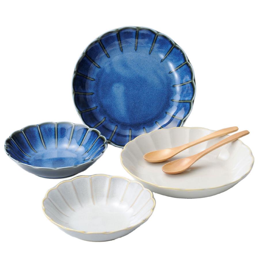 陶芸作家 陶器 深鉢 ボウル ブルーグレー パスタ皿 サラダボウル カフェ風 小倉陶器 カレー皿 パスタ皿 結婚祝い 誕生日 プレゼント 2026 サラダ
