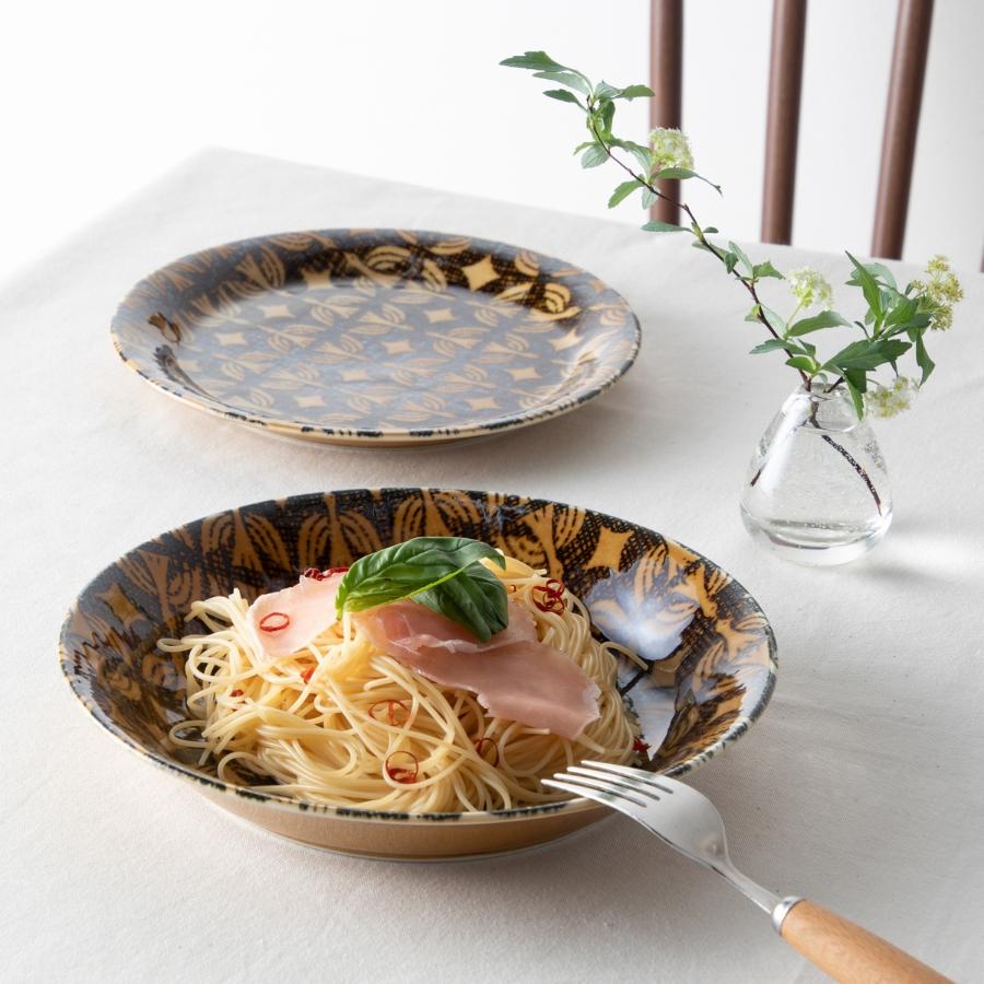 三郷陶器 食器 皿 パスタ プレート おしゃれ 隠れアニマル デザイン