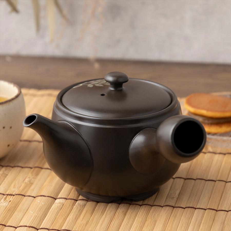 常滑焼 急須 竹春 藤 330ml 帯網 深蒸し茶 ほうじ茶 玄米茶用 日本製 