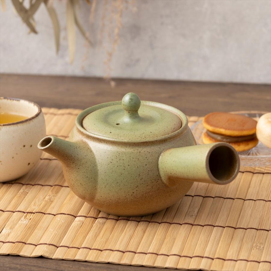 常滑焼 急須 里山 灰釉 330ml さわやか網 深蒸し茶 ほうじ茶 玄米茶用