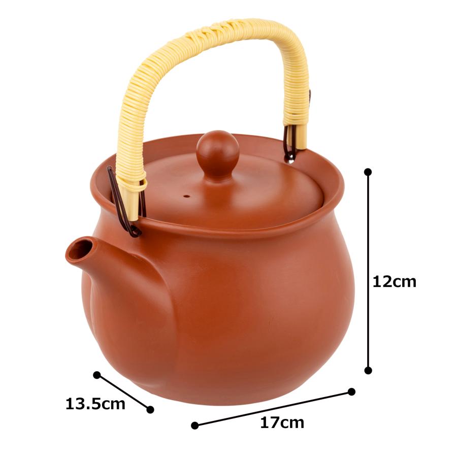 常滑焼 急須 里山 無地土瓶 1150ml さわやか網 深蒸し茶 ほうじ茶 玄米茶用 日本製 箱入り tk034 |  | 02