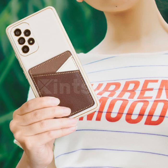 スマホに貼るだけ トリコロール カードケース 貼り付け カードポケット カード収納 カード入れ カードホルダー 背面ポケット シンプル 薄型 YH TJ |  | 12