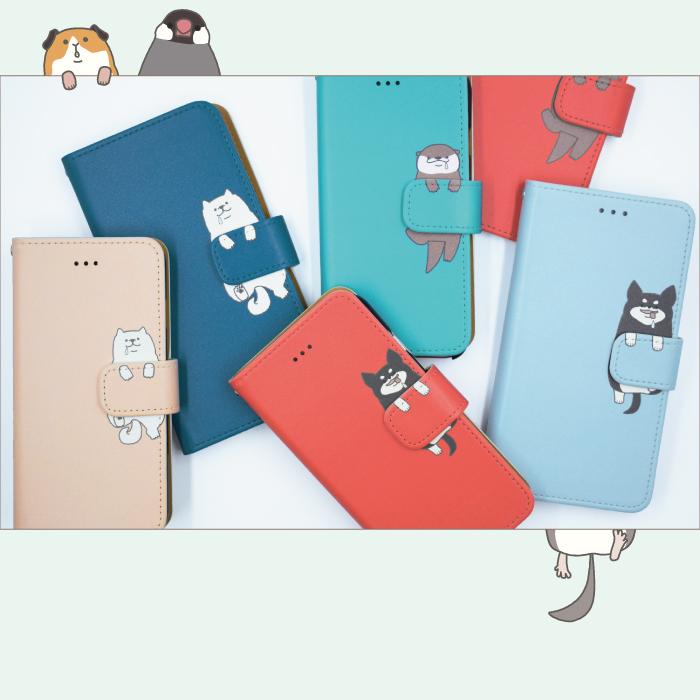 猫 カワウソ スマホケース iphonese 第1世代 ケース iphone5s ケース 手帳型 猫 カワウソ おしゃれ かわいい アイフォン5sケース 携帯ケース｜kintsu｜25