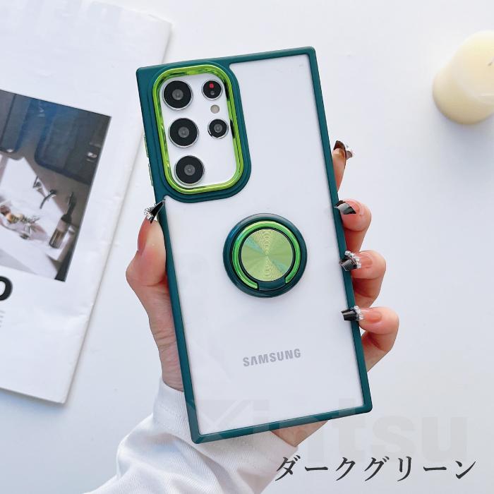 Galaxy a53 5g ケース リング付き スマホケース ギャラクシーa53 カバー クリア スマホケース Galaxy S22 ケース スマホリング付き 韓国 クリアケース YH TJ | Galaxy | 10