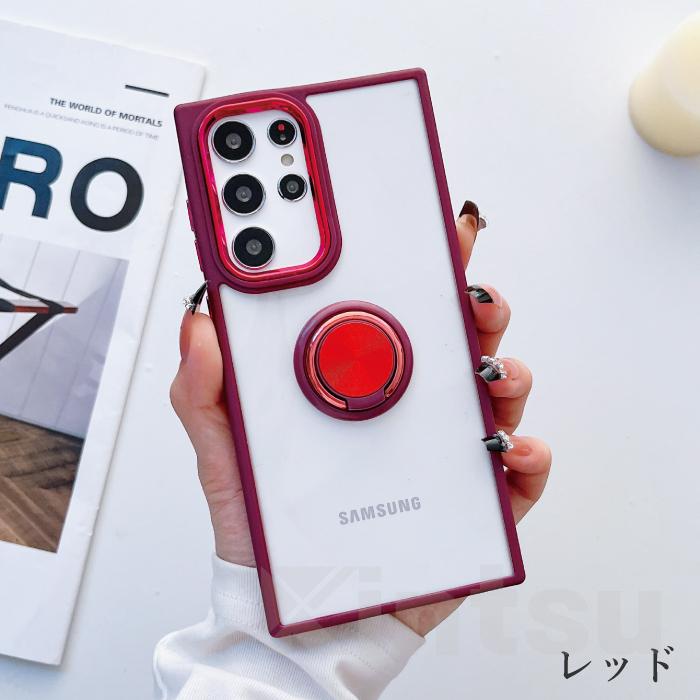 Galaxy a53 5g ケース リング付き スマホケース ギャラクシーa53 カバー クリア スマホケース Galaxy S22 ケース スマホリング付き 韓国 クリアケース YH TJ | Galaxy | 11