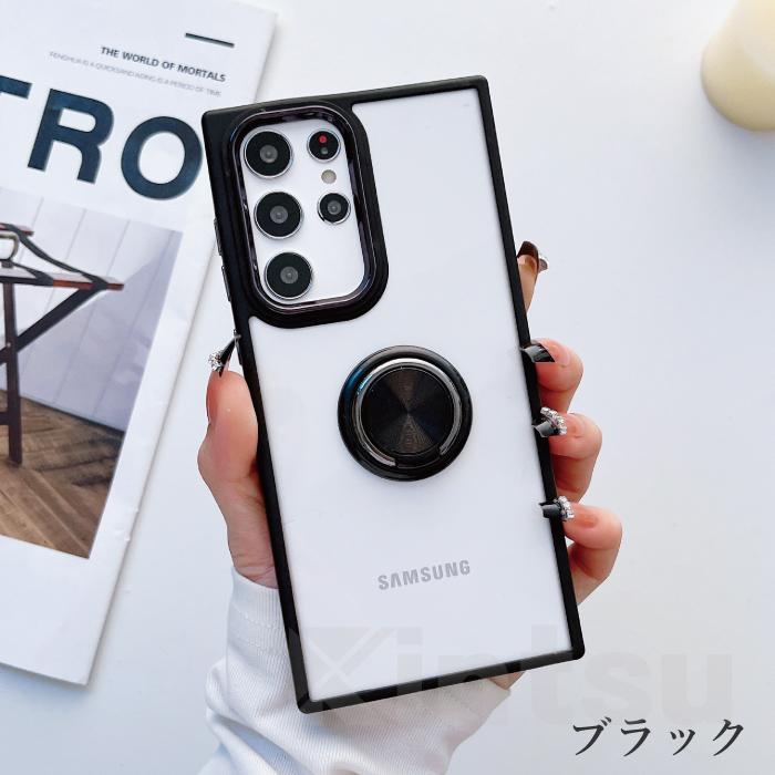 Galaxy a53 5g ケース リング付き スマホケース ギャラクシーa53 カバー クリア スマホケース Galaxy S22 ケース スマホリング付き 韓国 クリアケース YH TJ | Galaxy | 12