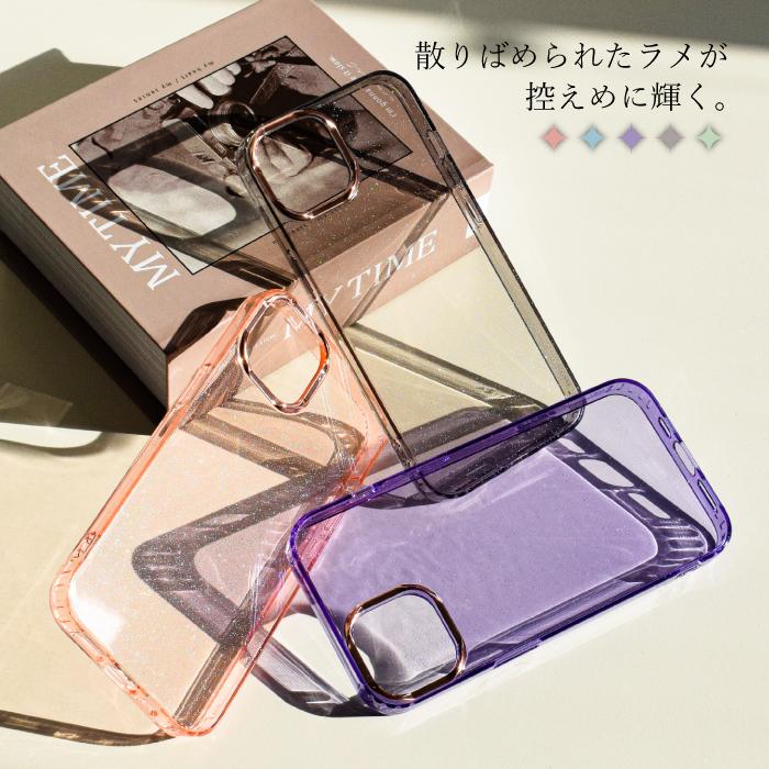 iPhone iPhone14 13 ケース クリア ラメ iPhone14pro 14plus