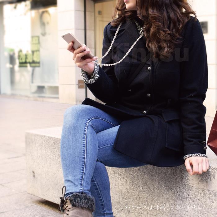 スマホ ショルダーストラップ パールストラップ スマホショルダー ショルダース おしゃれ スマホ ストラップ 肩掛け 首掛け 落下防止 スマホケース YH TJ |  | 13
