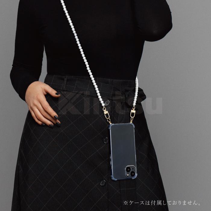 スマホ ショルダーストラップ パールストラップ スマホショルダー ショルダース おしゃれ スマホ ストラップ 肩掛け 首掛け 落下防止 スマホケース YH TJ |  | 07