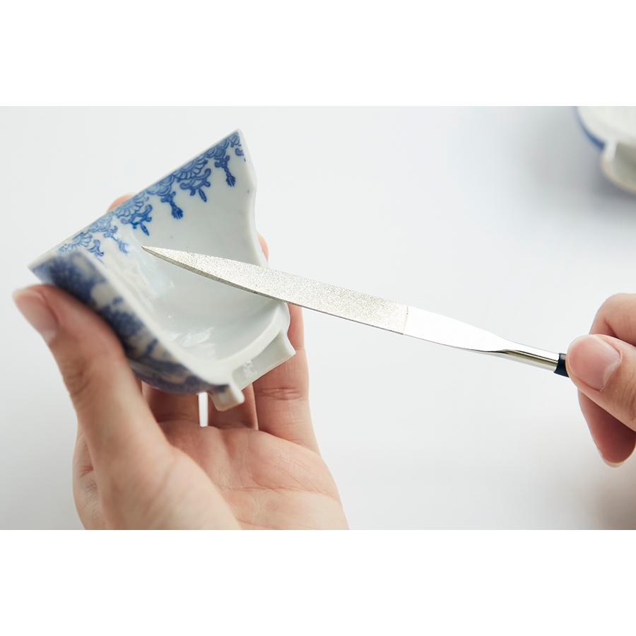 金継ぎダイヤモンドやすり 面取り用 陶器の割れ |  | 01