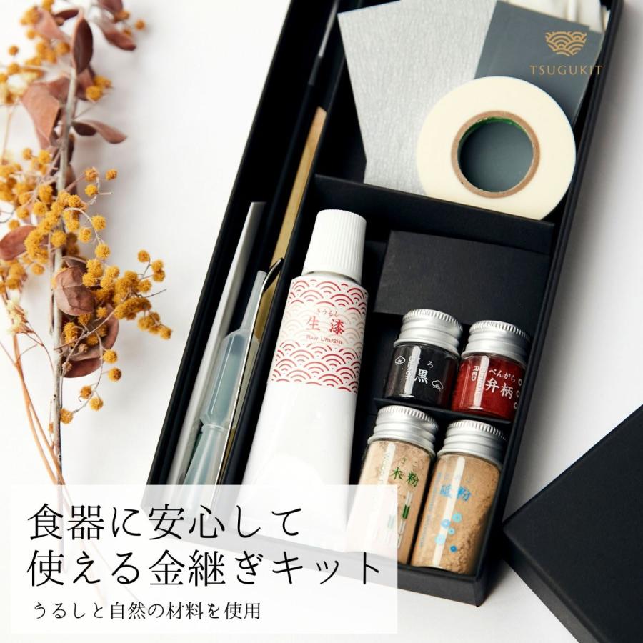 金増量つぐキット初心者用 Gold-Only TSUGUKIT 金継ぎキット 本 金増量つぐキット初心者用 Gold-Only TSUGUKIT 金継ぎキット 本