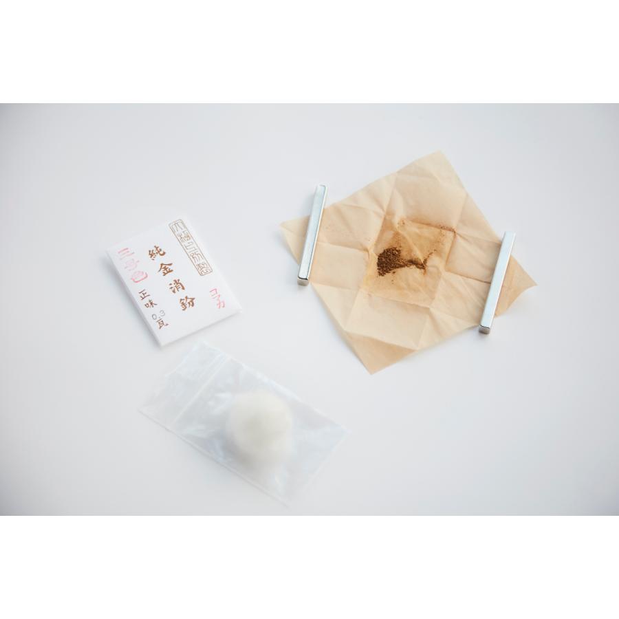 金消粉 0.3gと真綿のセット 詰め替え用 金継ぎキットTSUGUKIT 食器に