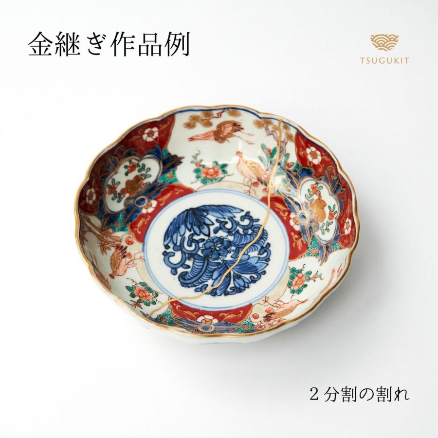 金消粉 0.3gと真綿のセット 詰め替え用 金継ぎキットTSUGUKIT 食器に使える伝統金継ぎの画像