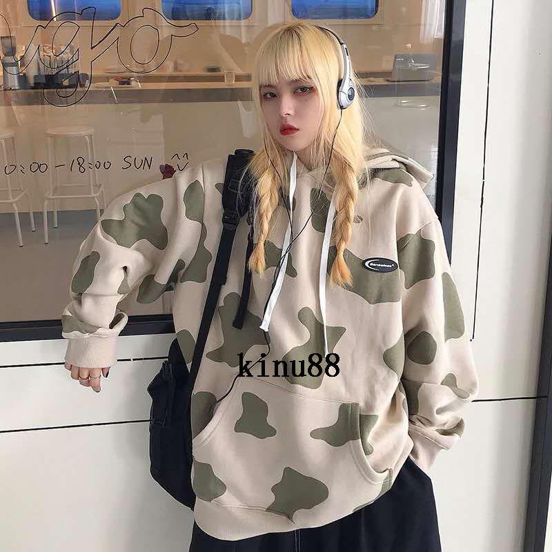 韓国 トレーナー パーカー トップス 長袖 ストリート風 ダーク系 ファッション レディース カップル服 ダンス カジュアル 秋冬 ゆるい 原宿 衣装 mq104 Kinu 通販 Yahoo ショッピング