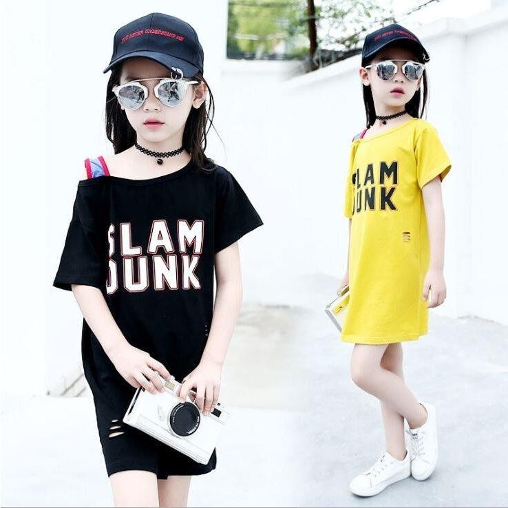 子供服 ワンピース 半袖 春夏 女の子 親子ペア キッズワンピース 薄手 膝丈ワンピース チュニック