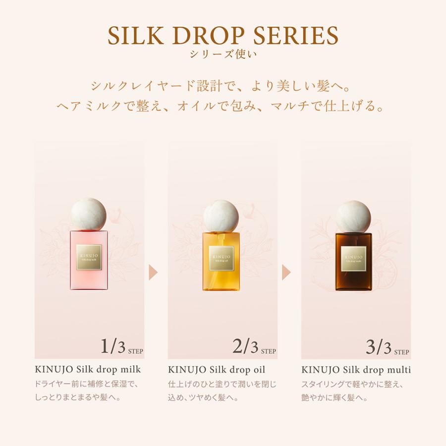 KINUJO（絹女） KINUJO Silk drop multi シルクド ロップシリーズ
