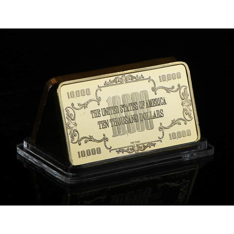 レア！アメリカ10000ドルインゴット！1934年発行デザイン