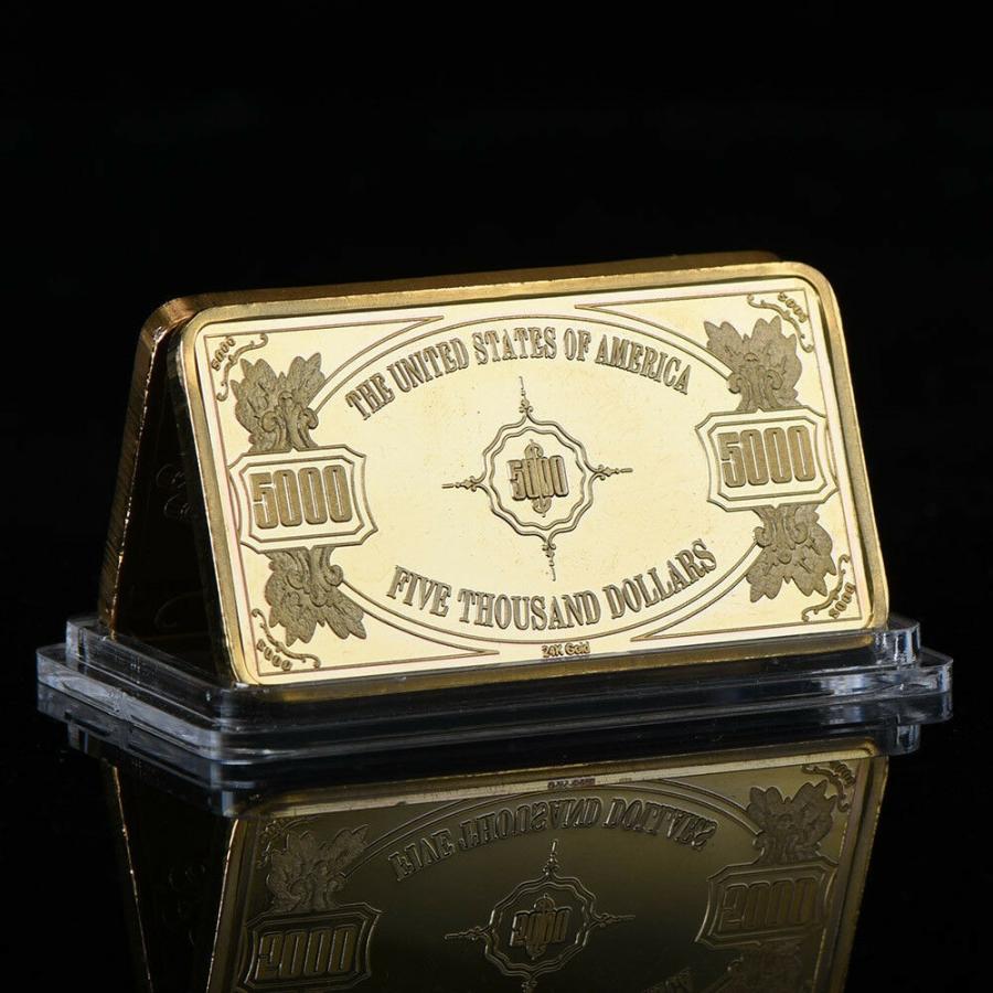 レア！アメリカ5000ドルインゴット！1934年発行紙幣デザイン！第4代アメリカ合衆国大統領ジェームズ・マディスン 24Kゴールド 金の延べ棒 :  金運UPお守り専門店 GOLD! - 通販 - Yahoo!ショッピング