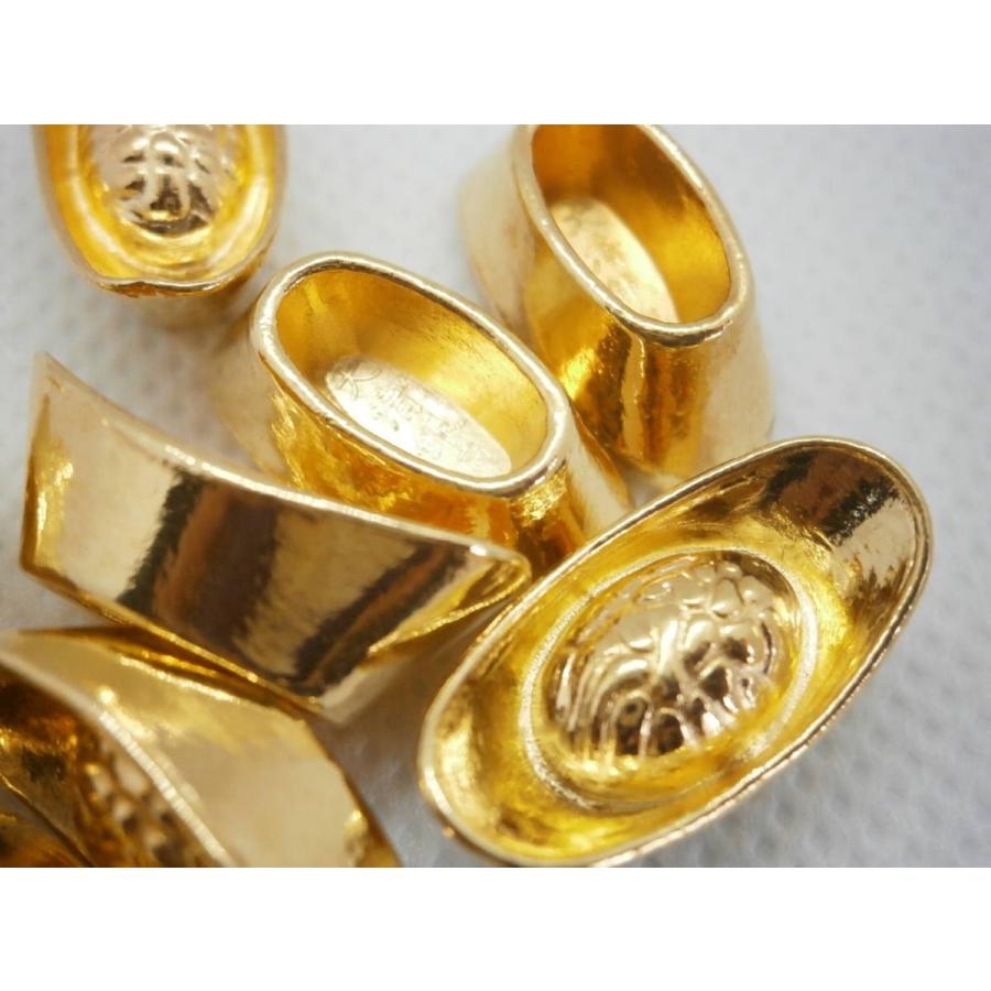 お買い得！50個まとめ売り！】お金儲けの開運アイテム 金色元宝10個