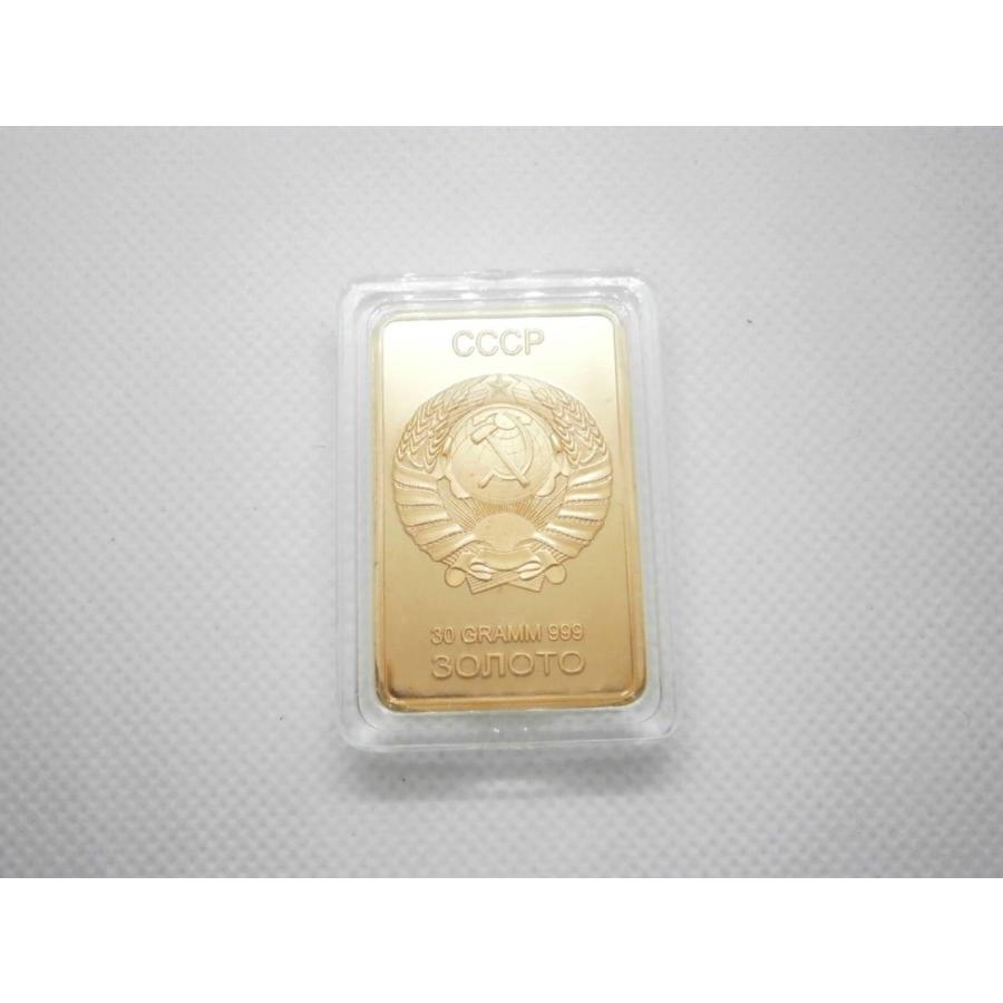 双頭の鷲 CCCPインゴット ロシア帝国 ソ連 ソビエト連邦 24K 金