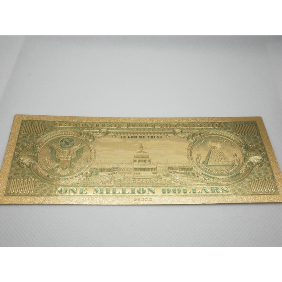 ご商売 お土産 パーティグッズ 結婚式二次会にも！アメリカ100万ドル 1ミリオンゴールド開運紙幣30枚セット！自由の女神 ミリオネア 景品 :  金運UPお守り専門店 GOLD! - 通販 - Yahoo!ショッピング