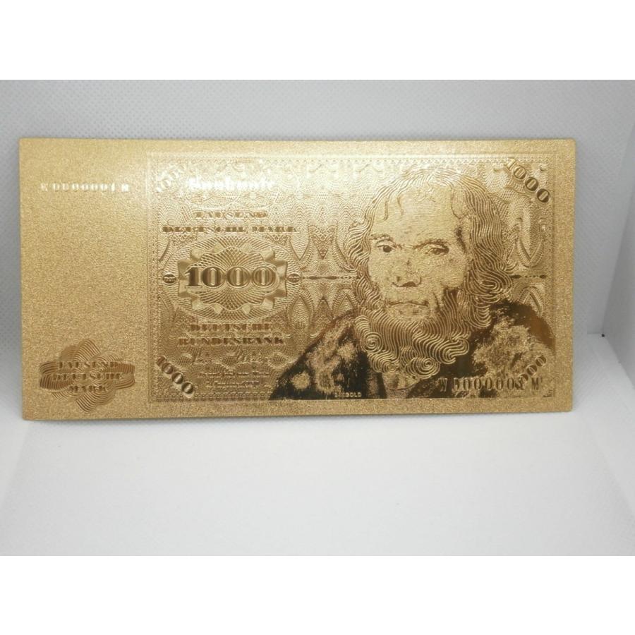 レア！社長経営者向け!ドイツ旧5 10 20 50 100 200 500 1000マルク ゴールド記念紙幣8枚セット！24K金運アップ 開運お札 長財布縁起物 風水 |  | 03