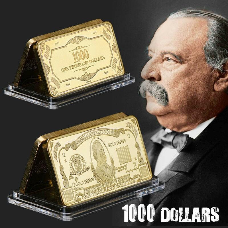 レア！1928年発行1000ドル紙幣デザイン！金の延べ棒ゴールドインゴット
