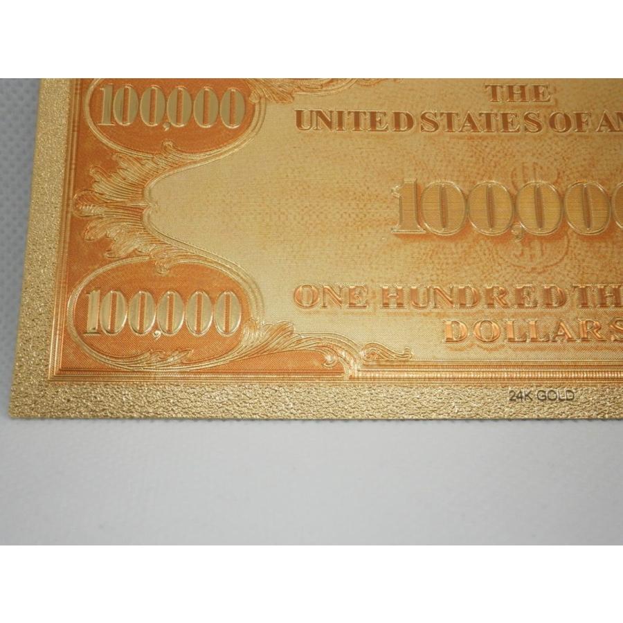 5枚セット！USA10万 100,000ドル ゴールド記念紙幣 第28代アメリカ大統領ウッドロウ・ウィルソン 24K 貨幣コレクター観光客 お土産景品  : 金運UPお守り専門店 GOLD! - 通販 - Yahoo!ショッピング
