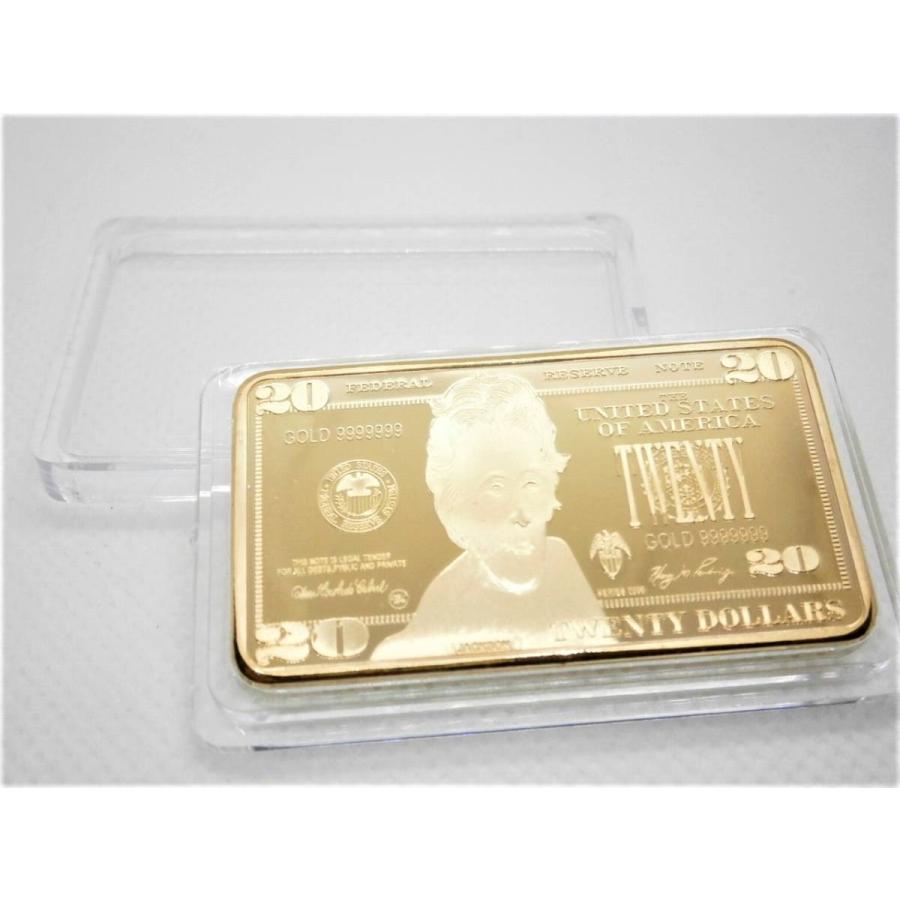 アメリカ20ドル紙幣デザイン！社長・経営者向け！お金を引き寄せる24K